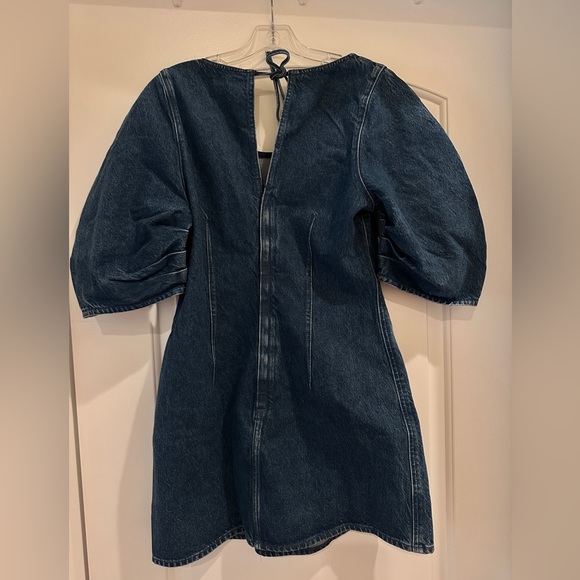 &otherstories Puff Sleeve Denim Mini Dress - Picture 7 of 9
